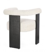 Bizzotto - SEDIA C-BR AGAPE NERO/NATURALE - immagine 2