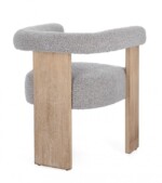 Bizzotto - SEDIA C-BR AGAPE NATURALE/GRIGIO - immagine 2
