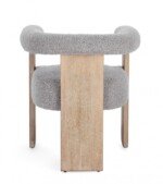 Bizzotto - SEDIA C-BR AGAPE NATURALE/GRIGIO - immagine 5