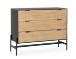 Yes - CASSETTIERA 3C ALLYCIA NERO-NATURALE
