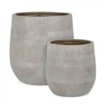 Bizzotto - SET2 P.VASO RIGO BOMB BEIGE ALTO - immagine 2