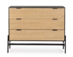 Yes - CASSETTIERA 3C ALLYCIA NERO-NATURALE - immagine 3