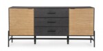 Yes - CREDENZA 2A-3C ALLYCIA NERO-NATURALE - immagine 3