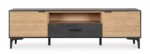 Yes - MOBILE PORTA TV 2A-1C ALLYCIA NERO-NAT - immagine 3