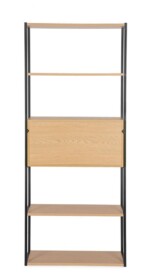Yes - LIBRERIA 4P-2C ALLYCIA NERO-NATURALE - immagine 4