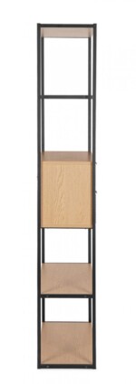 Yes - LIBRERIA 4P-2C ALLYCIA NERO-NATURALE - immagine 5
