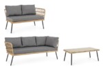 Yes - SET SALOTTO ANGOLARE C-C BURREL NATURALE - immagine 2