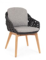 Homemotion - SEDIA C-BR C-C TAMIRES ANTRACITE