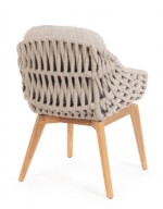 Homemotion - SEDIA C-BR C-C TAMIRES BEIGE - immagine 2