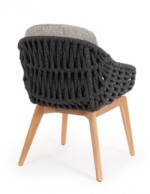 Homemotion - SEDIA C-BR C-C TAMIRES ANTRACITE - immagine 2