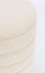 Bizzotto - SET2 POUF CONT.KATERINA BIANCO BOUCLE' - immagine 3