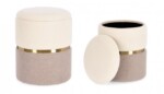 Bizzotto - SET2 POUF CONTENITORE RADINKA BIA-ROSA - immagine 4
