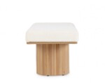 Bizzotto - PANCA 2P FLORIANA NAT-BIANCO BOUCLE' - immagine 4