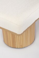 Bizzotto - PANCA 2P FLORIANA NAT-BIANCO BOUCLE' - immagine 5
