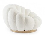 Bizzotto - POLTRONA GIREVOLE FLOREL BIANCO - immagine 5