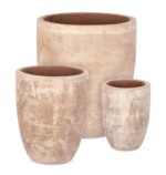 Bizzotto - SET3 P.VASO MINH SVAS TERRACOTTA BRUNITA - immagine 2