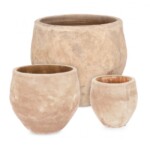 Bizzotto - SET3 P.VASO MINH BOMB TERRACOTTA BRUNITA - immagine 2