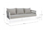 Homemotion - DIVANO 3P C-C FLORENCIA BIANCO WG20 - immagine 2