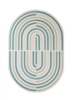Bizzotto - TAPPETO NOUR VERDE OV BLU BEIGE 160X229