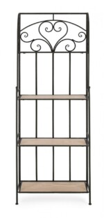 Yes - SCAFFALE GUENDA 4P NERO H167 - immagine 2