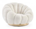 Bizzotto - POLTRONA GIREVOLE FLOREL NATURALE