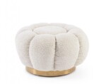 Bizzotto - POUFF FLOREL NATURALE