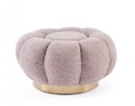 Bizzotto - POUFF FLOREL ROSA ANTICO