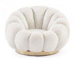 Bizzotto - POLTRONA GIREVOLE FLOREL NATURALE - immagine 3