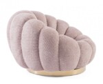 Bizzotto - POLTRONA GIREVOLE FLOREL ROSA ANTICO - immagine 5