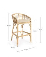 Bizzotto - SGABELLO BAR C-BR C-C ALAIDA - immagine 3
