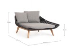 Homemotion - DAYBED C-C TAMIRES ANTRACITE - immagine 2