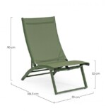 Bizzotto - POLTRONA LOUNGE RECL. TAYLOR HERB - immagine 2