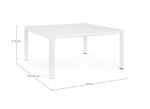 Bizzotto - TAVOLO ALL.KIPLIN 149X97/149 BIANCO CX21 - immagine 3