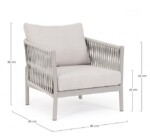 Homemotion - POLTRONA C-C FLORENCIA MOON WG24 - immagine 3