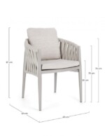 Homemotion - SEDIA C-BR C-C JACINTA MOON WG24 - immagine 3