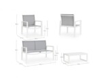 Yes - SET4 SALOTTO KALLEN BIANCO YK11 - immagine 3