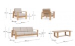 Bizzotto - SET4 SALOTTO C-C BALTIC NATURALE - immagine 3