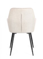 Bizzotto - SEDIA C-BR CORA NERO/BEIGE - immagine 5