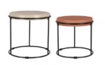 Bizzotto - SET2 TAVOLINO KETAKI BEIGE/TERRACOTTA - immagine 3