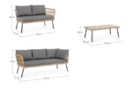 Yes - SET SALOTTO ANGOLARE C-C BURREL NATURALE - immagine 3