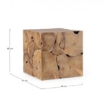 Bizzotto - TAVOLINO ELWOOD 40X40 - immagine 2