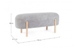 Bizzotto - PANCA DAYLA GRIGIO CHIARO - immagine 2