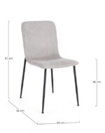 Yes - SEDIA RINAS GRIGIO CHIARO - immagine 3
