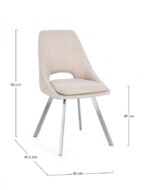 Yes - SEDIA KASHAR BEIGE - immagine 3