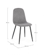 Yes - SEDIA IRELIA GRIGIO SCURO - immagine 3