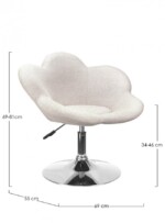 Yes - POLTRONCINA FLEUR CROMO-BEIGE - immagine 3