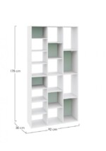 Yes - LIBRERIA ARCTIC 2836 BIANCO- VERDE SALVI - immagine 2