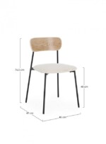 Yes - SEDIA GENEVIEVE AVORIO - immagine 3