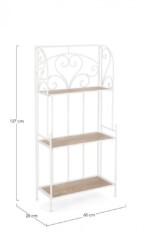 Yes - SCAFFALE GUENDA 3P BIANCO H127 - immagine 2