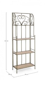 Yes - SCAFFALE GUENDA 4P VERDE SCURO H167 - immagine 2